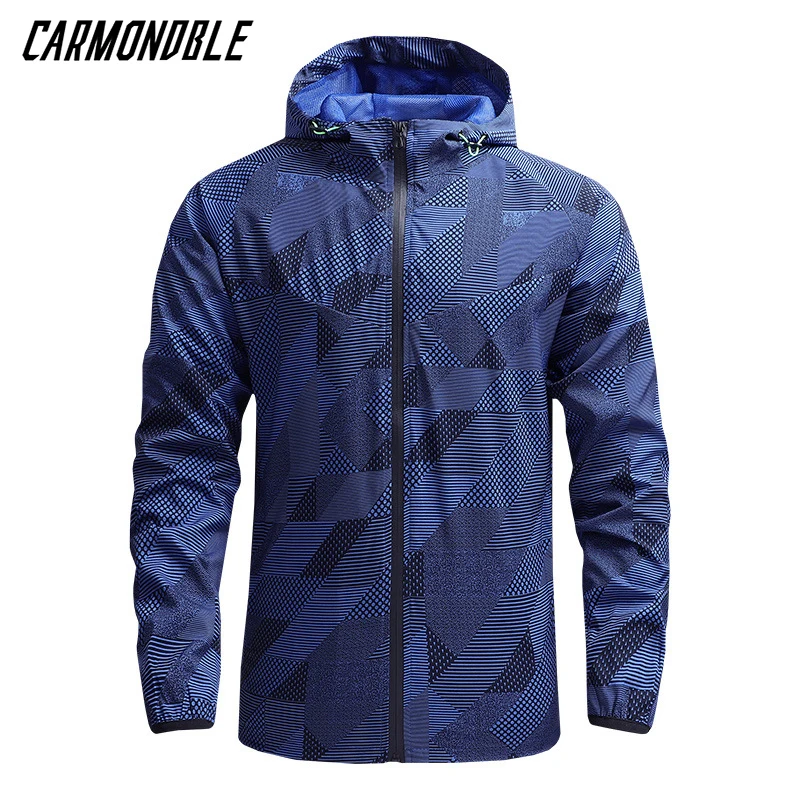 

CARMONDBLE Mountain Bike Clothing Mans Bicycle Windbreaker Cycling Jacket With Pocket Motocross Overcoat Veste Cyclisme Homme