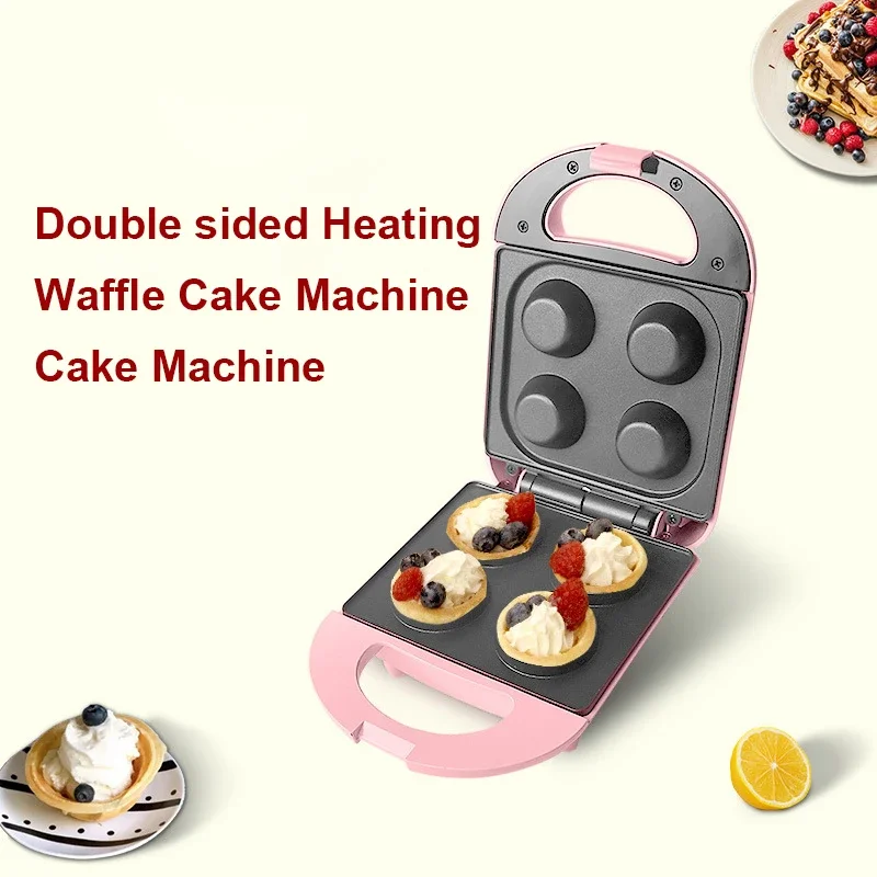 DMWD Eggs Tart Roaster Pancake Frying Pan Waffle Bowl Breakfast Machine Sandwich Hamburger Grill Patty Maker Cupcake Muffin Oven