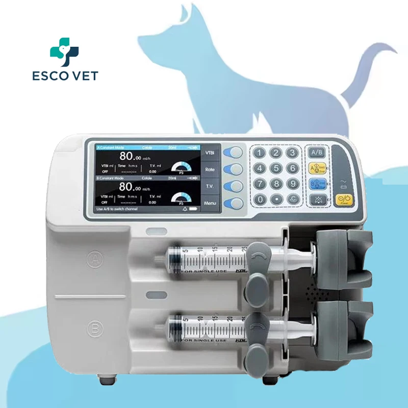 Golden Supplier Veterinary Medical ICU Syringe Pump Veterinary Medical Equipment Animal Use Vet Infusion Syringe Pump