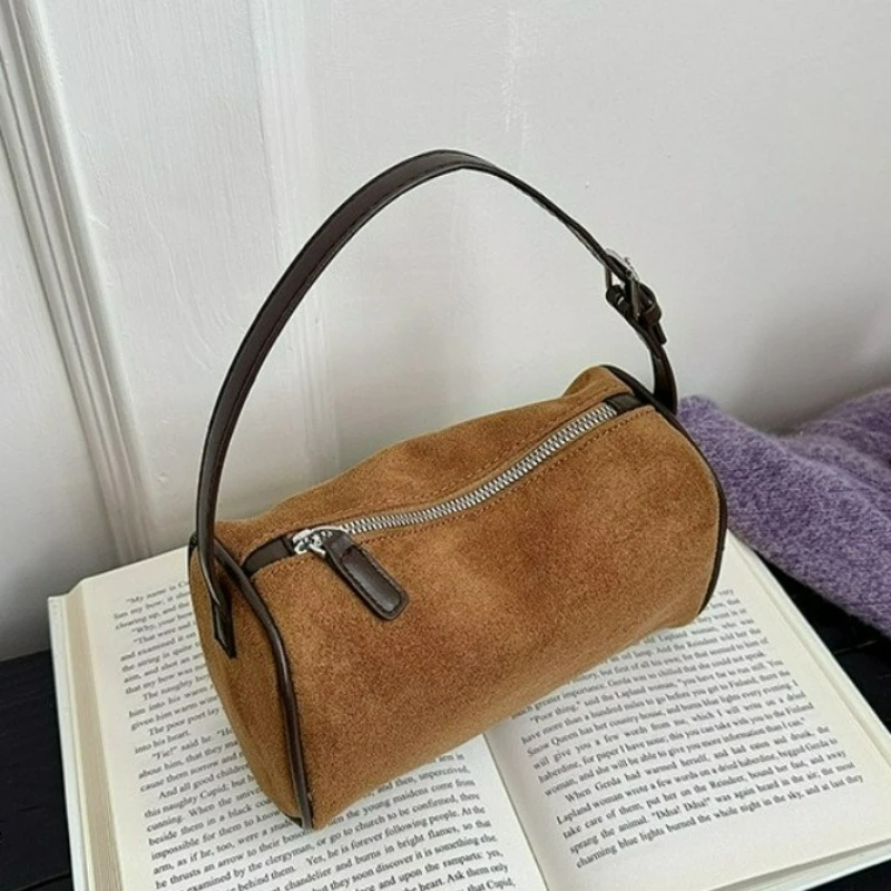 Fashion Matte PU Leather Crossbody Bag, Retro and Elegant Handbag, Versatile and Practical Crossbody or Shoulder Bag for Women