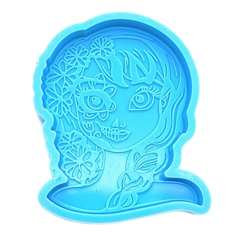 Y1UB for Creative Bracket Stickers Silicone Mold Girl Sticker Drop