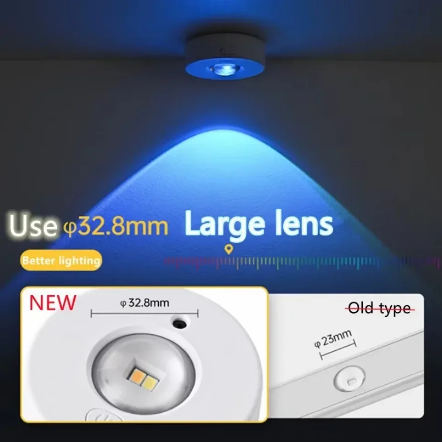 12 Color Linkage Control Cabinet Light Dimmable RGB LED Multi Mode Remote Control USB Rechargeable for Kitchen Wardrobe Bedroom