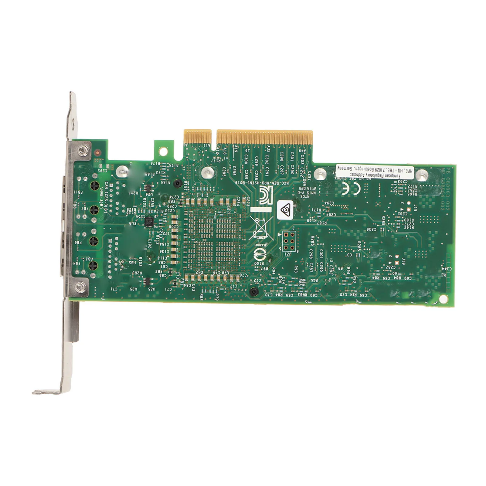 PCIe Network Card Dual Port RJ45 10GB NIC PCIe X8 716589 002 PCIe Network Adapter Gigabit Ethernet Card PCI Express Network Card