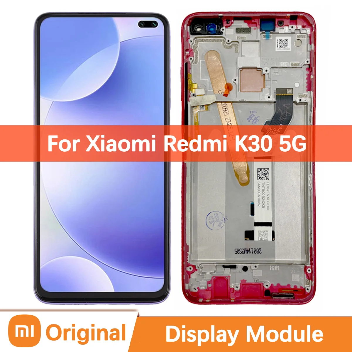 

Оригинальный ЖК-экран 6,67 дюйма, модуль для Xiaomi Redmi K30 5G, дисплей, сенсорный дигитайзер, замена M1912G7BE M1912G7BC, сборка Hongmi