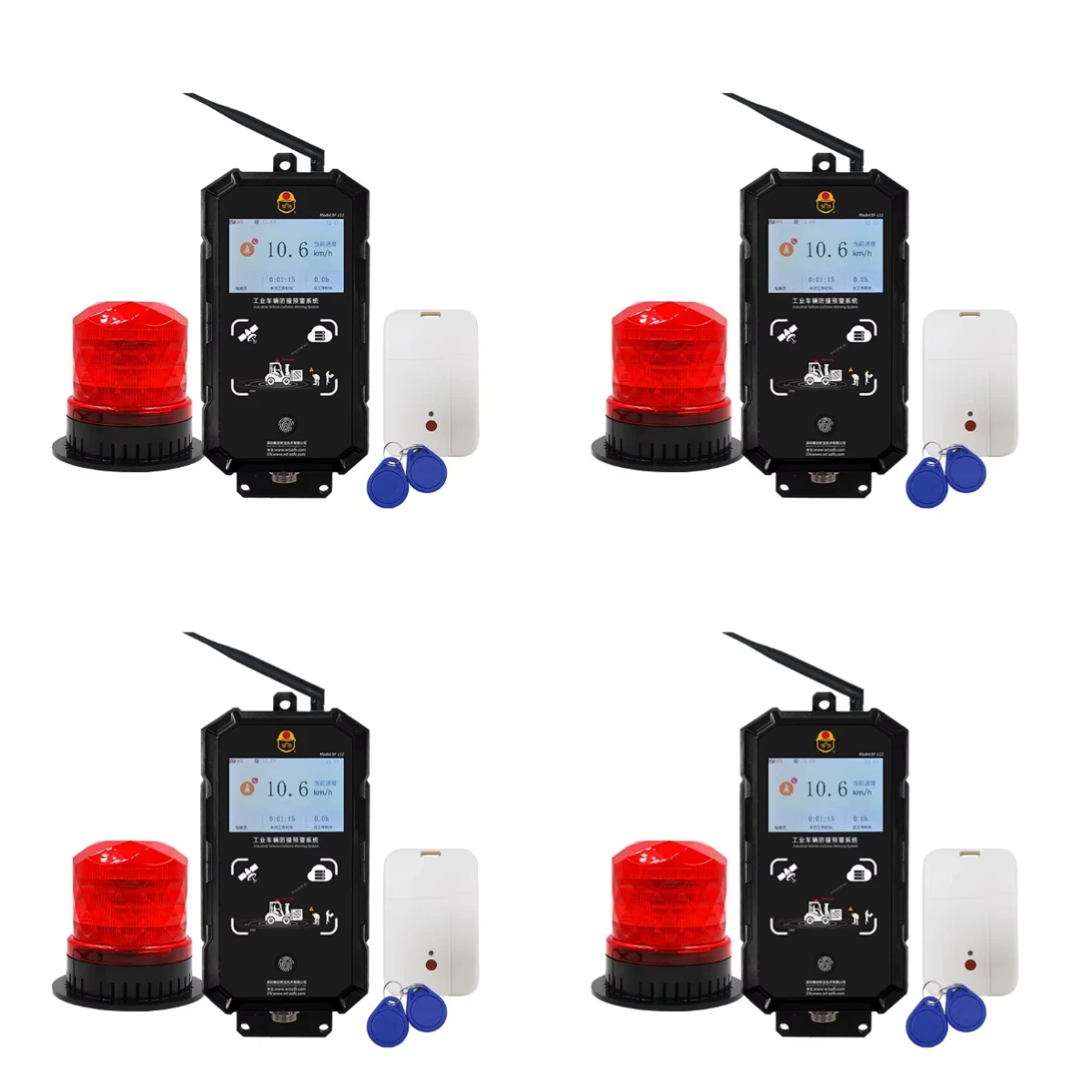 Proximity Collision Avoidance Sensors Anti-Collision System for Forklift Security Alarm Tag for Forklifts