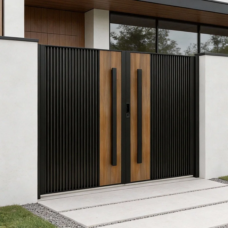 

Main Entry Gates Sliding/Swing Automatic Outdoor School and Garden Gate for Villas House Entrance Gate