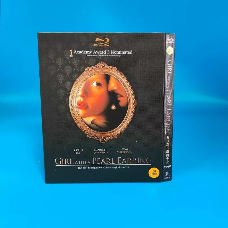 Spot American Drama Girl with Pearl Earrings Chinese Subtitles 1 Disc BD Blu-ray