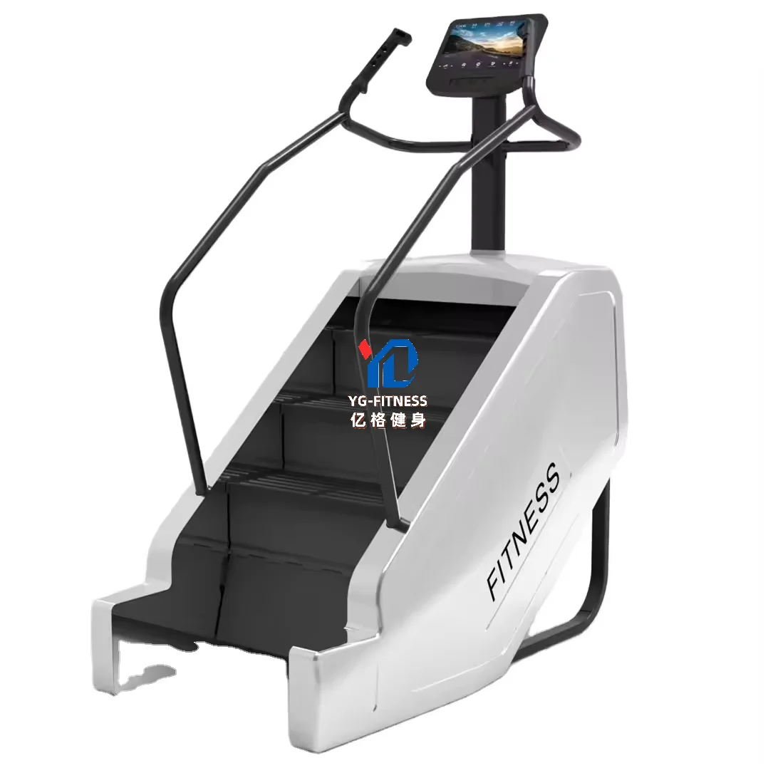 C003-2 Commercial Stair Climber with Touchscreen Console Smart Step Trainer Equipment Gym Cardio Step