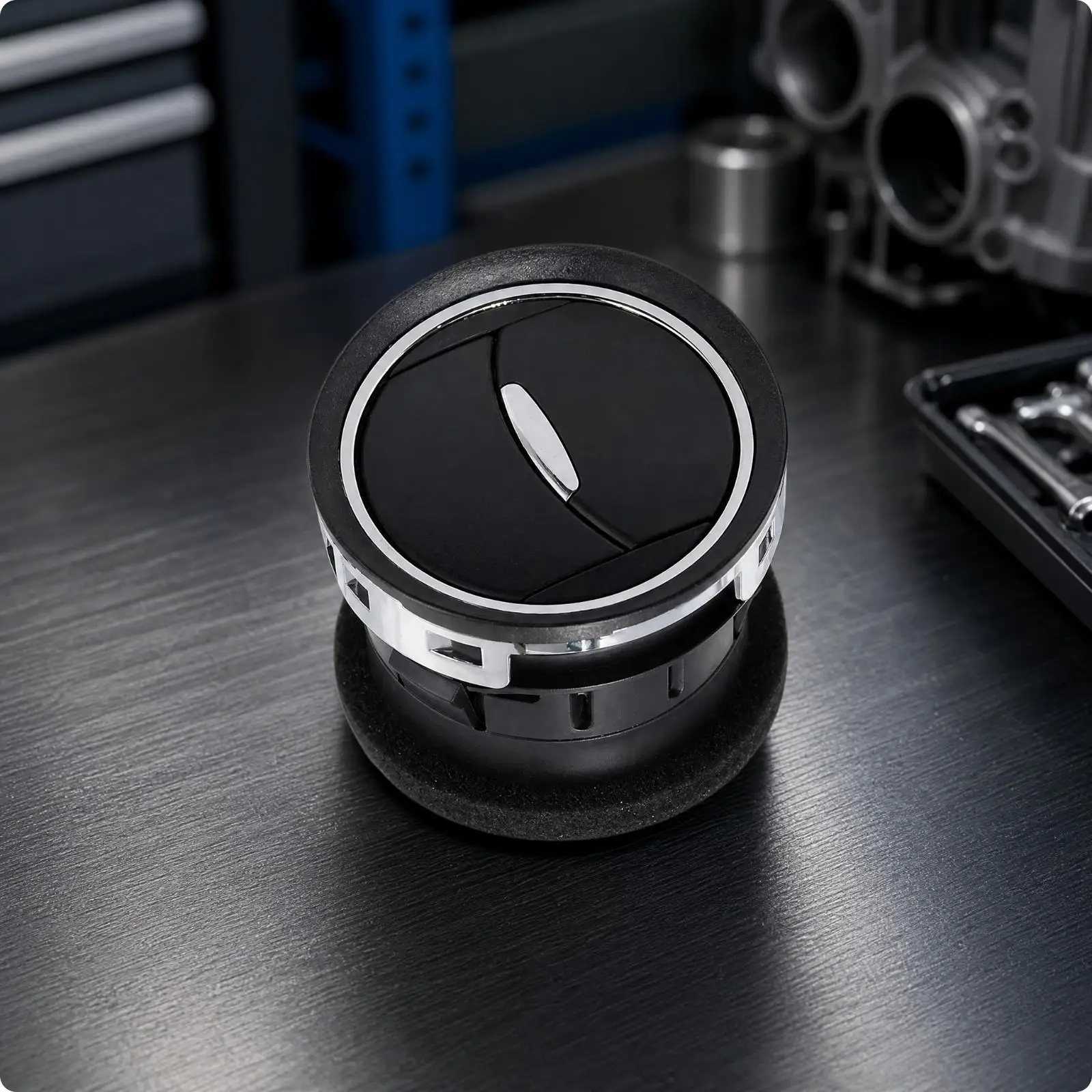 Automotive Replacement Air Vent Black Automotive Air Conditioning Air Vent Replacement Secure Installation-Friendly to Install
