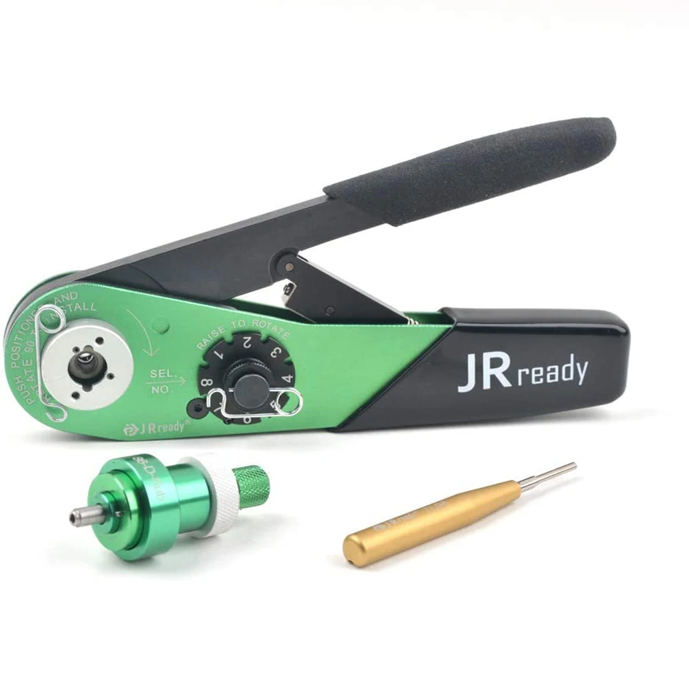 JRready JST2511:YJQ-W7A Crimper 16-28AWG, 86-D-SUB Positioner, TL08 Removal Tool for HARTING(HAN D-SUB), TE(D-SUB), WAIN(HM,）