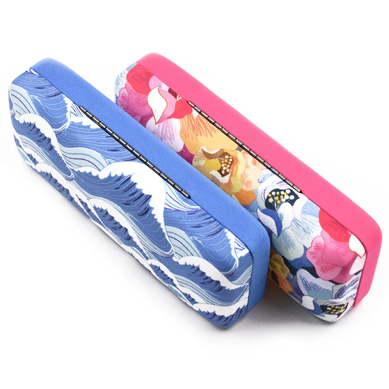 Portable Fabrics Floral Glasses Case Reading Glasses Box Sunglasses Eyeglasses Spectacle Case Hard Eyewear Protector Gift