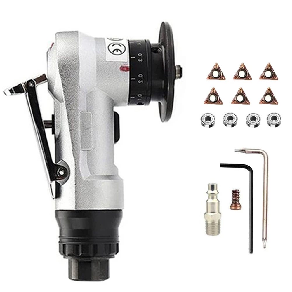 

Pneumatic Chamfering Machine Carpenter Chamfering Tool Portable Handheld Grind Tool Metal Wood Acrylic Deburring Beveling Trimmi