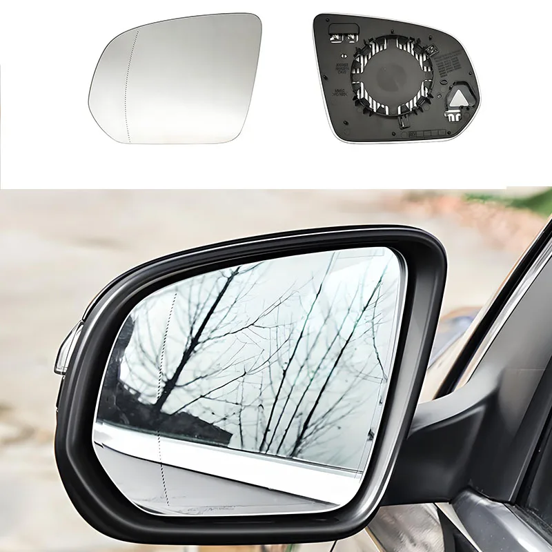

The rearview mirror lenses are suitable for Mercedes W167, GLE, GLS, W464, Big G, and heated rearview mirrors.
