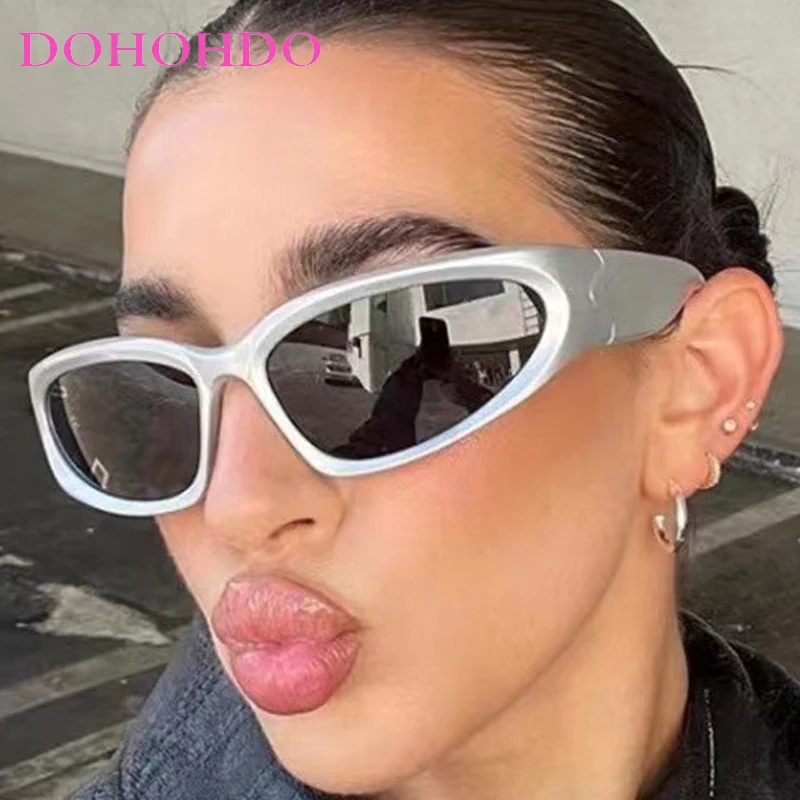 

Fashion Punk Y2K Sunglasses Women Men Trendy Luxury Wrap Around Sun Glasses Shades Outdoor Sports Eyewear UV400 Unisex Goggles