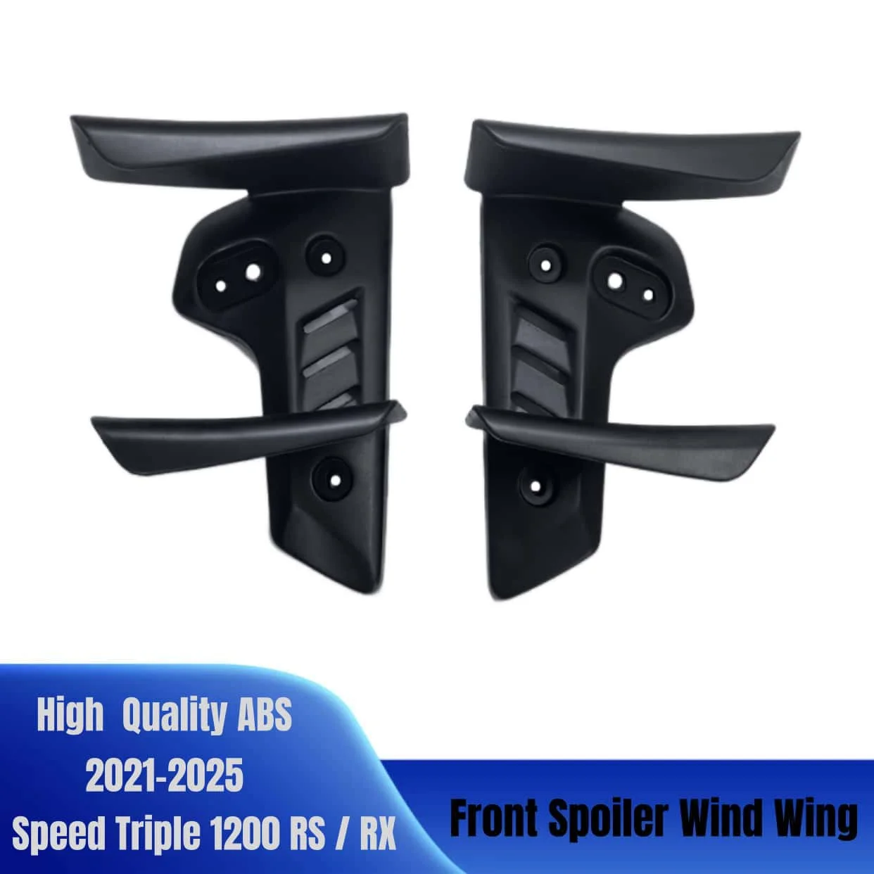 

Для Triumph Speed Triple 1200 RS/RX 2021-2025 новый высококачественный ABS 1200RS боковое крыло мотоцикла, боковой спойлер, обтекатель с фиксированным крылом