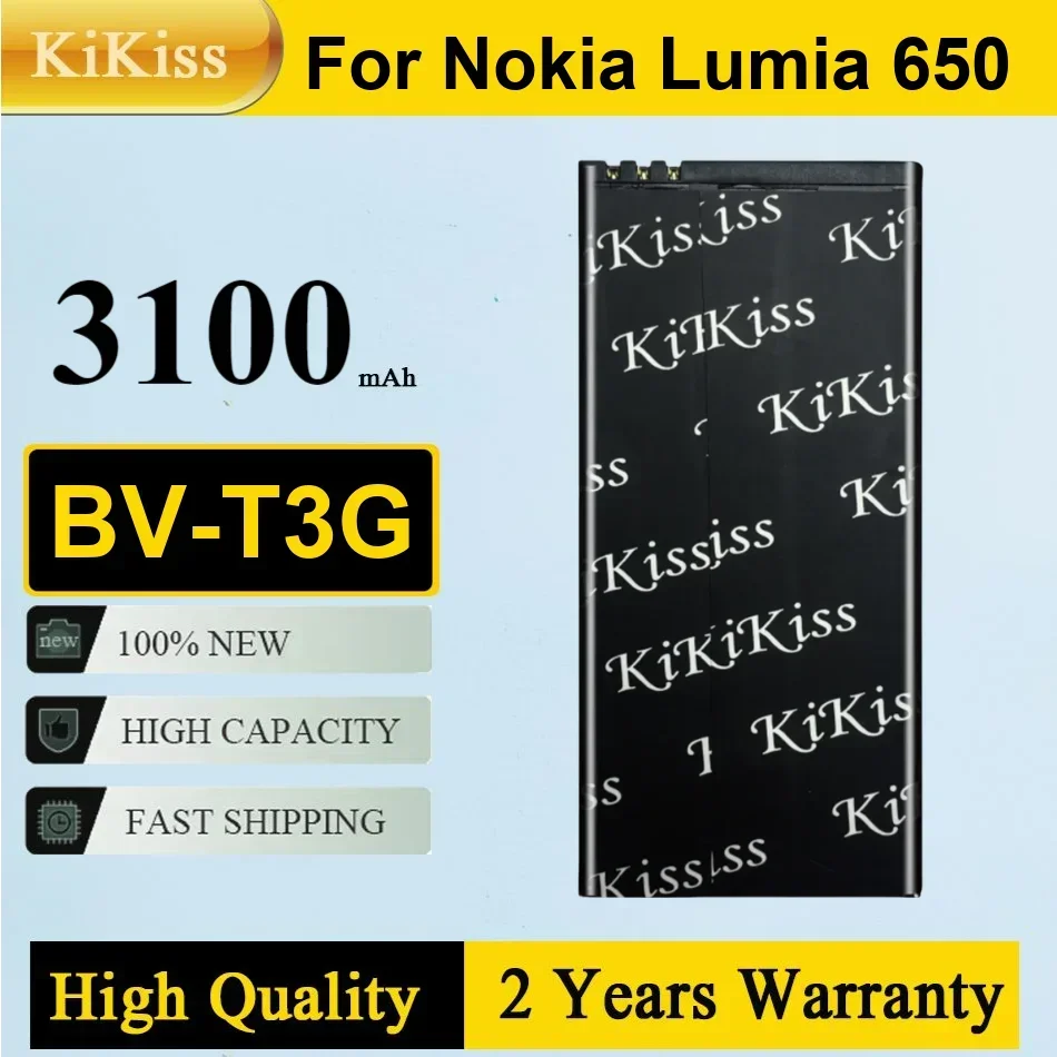 Battery BV-T3G 2000Mah for Nokia Microsoft Lumia 650 RM-1154 BVT3G BV T3G Batteries Warranty + Track NO
