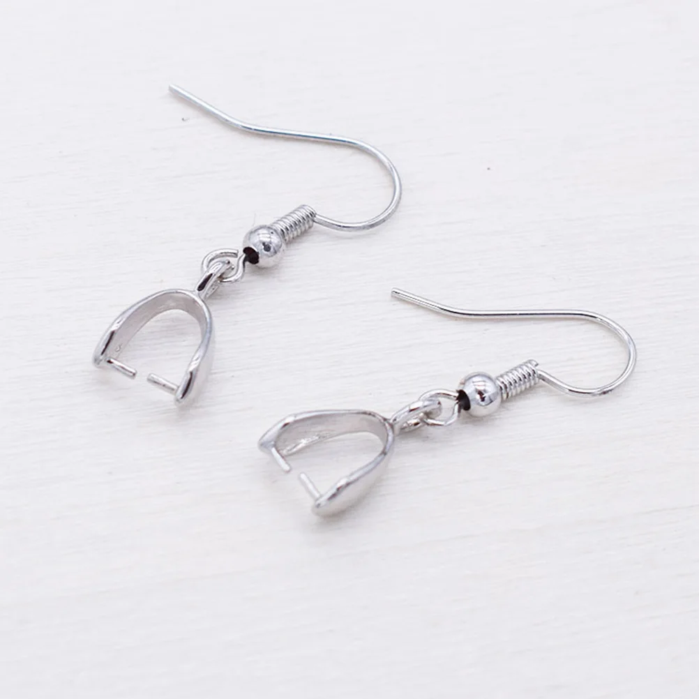 

50 Pcs Ear Hook Pendant Clip Chic Earrings Women for Accessories Stainless Steel