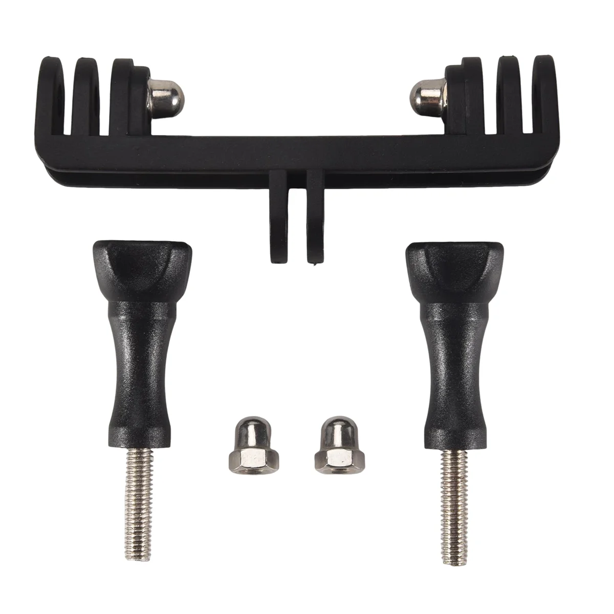 FZFZ 더블 듀얼 스포츠 카메라 홀더 핸들 그립 모노포드 마운트 시리즈 O1E5용