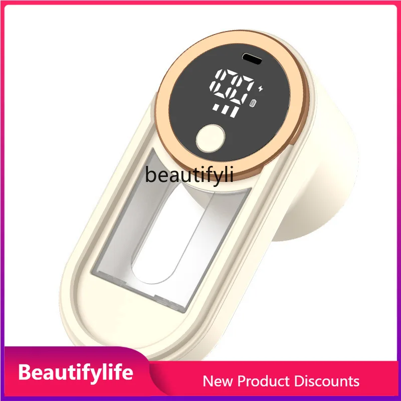 

Lint Remover Trimmer with Digital Display, Rechargeable, Portable for Home Use, Clothes and Quilt Fuzz Remover