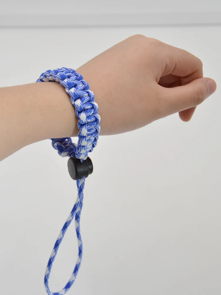 Corde de poignet de plongée sous-marine Durable, 1 pièce, pointeur de plongée, corde Anti-perte, caméra sous-marine, dragonne, accessoires de plongée en apnée