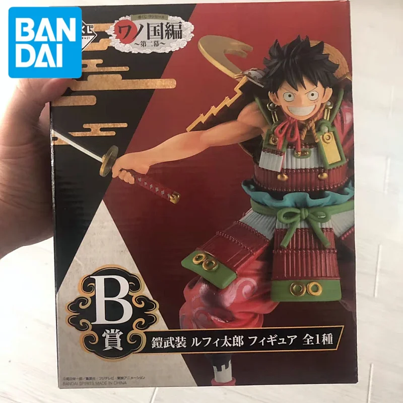 Bandai Original One Piece Ichiban Kuji Wano Country Ace Tama Luffy Zoro Kozuki Oden Hiyori Anime Figures For Gift Toys