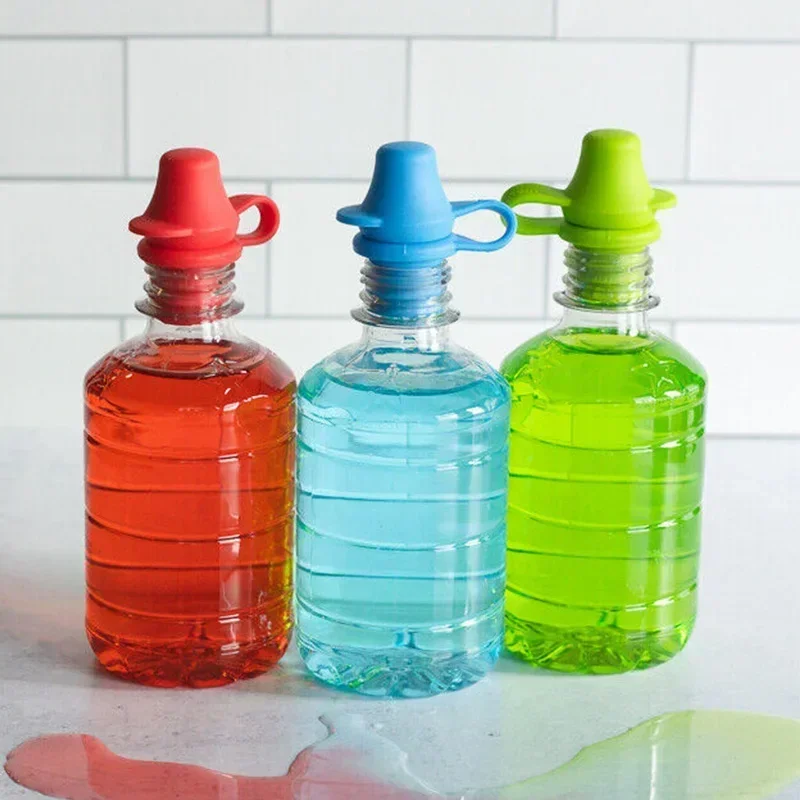 Kids No Spill Choke Water Bottle Cup Adapter with Tube Drinking Straw for Baby Drink Feeder Water Leak Proof Bottle Cap