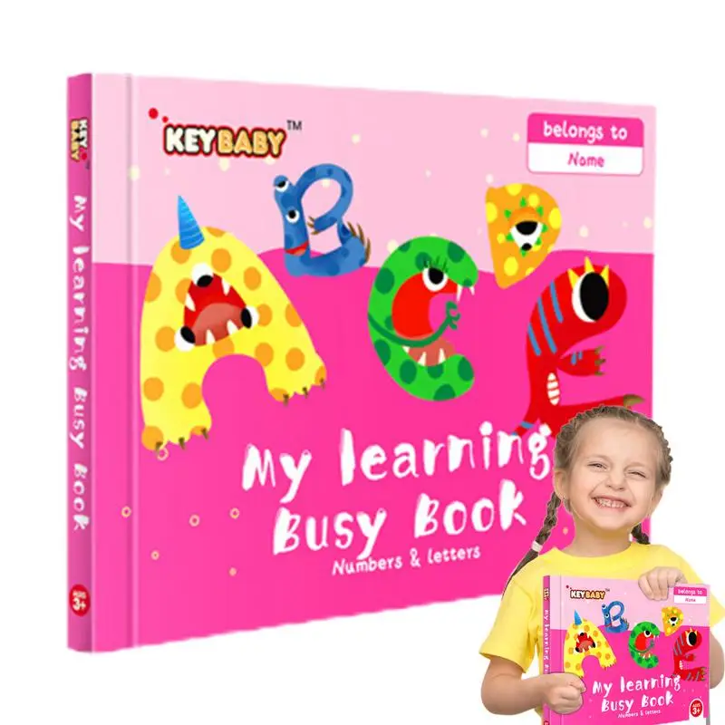 Preschool Learning Books Colorful Kids Educational Toy Homeschool Supplies Educational Toy Kids Learning Sticker Book For Early