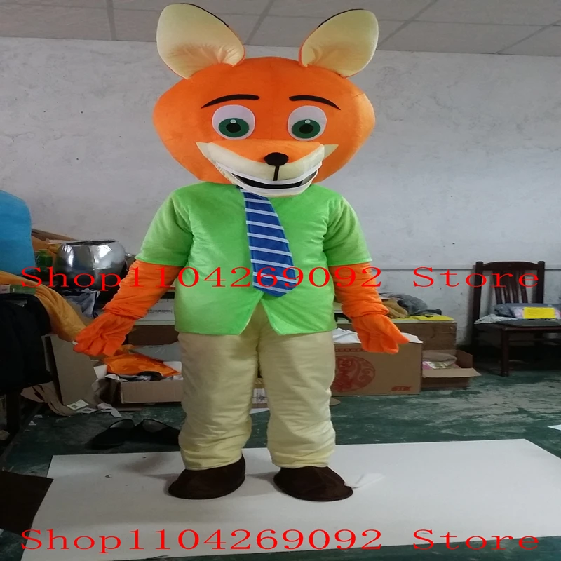 

Hot Sale Animal Paradise Red Fox Mascot Costume Cartoon Fox Mascotter Birthday Anime Cosplay Costumes Character Party Carniva