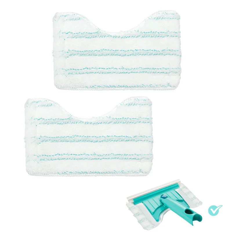 2PCS Microfiber Rags Cover For Leifheit Tile And Bathtub Wiper Flexi Pad For Leifheit Dry And Wet Usage Mop Cloths