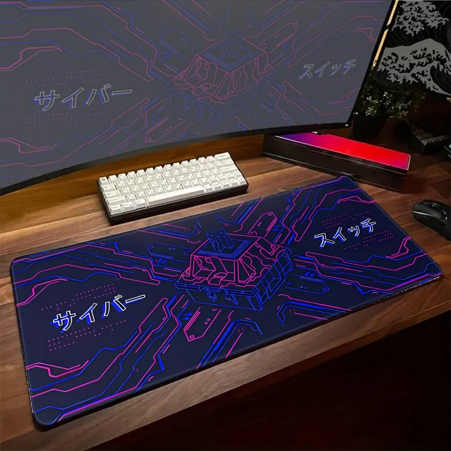 Art Switch Non-slip Mouse Pad Desk accessories Gamer Mousepads Desk Mats XXL Rug Laptop Gaming Desk Mats