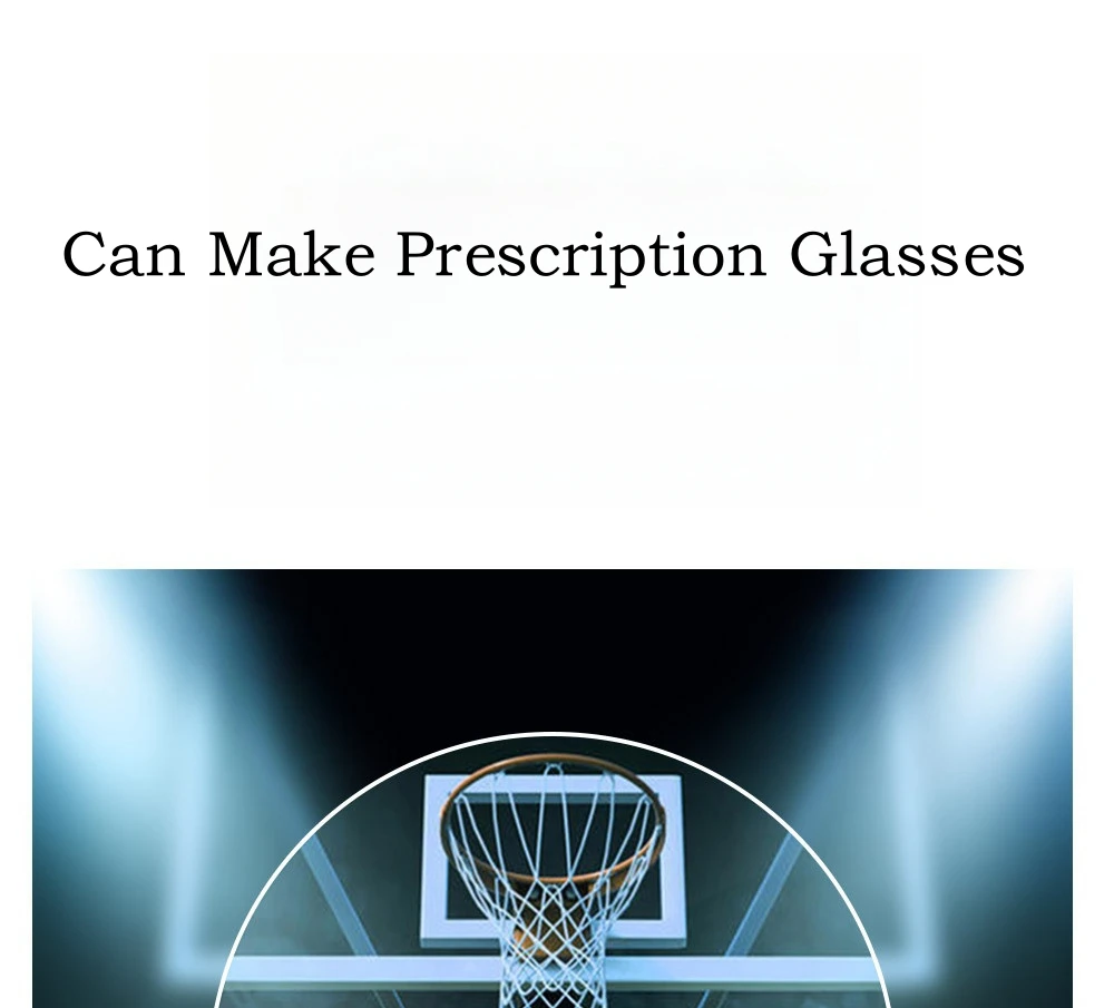 Yimaruili neue ultraleichte hochwertige Basketball Fußball Brillen Sicherheit große Feld ansicht optische verschreibung pflicht ige Sport brille Männer – Detail 13