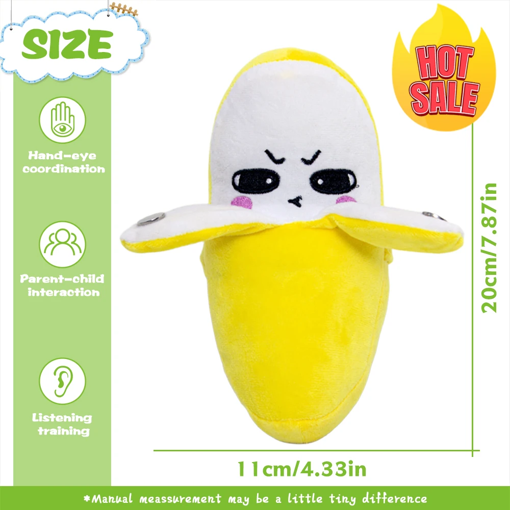 Jouet métronome à détection de fruits, jouets métronome à détection de fruits pour enfants, jouet métronome à détection de fruits chantant, jouet en peluche, 15 chansons