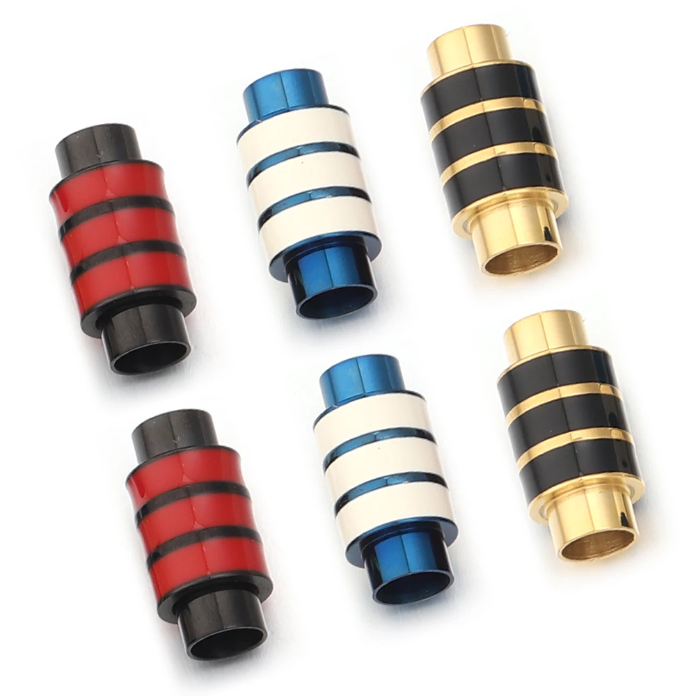 1 шт./лот, сильные магнитные застежки из нержавеющей стали, подходят для круглого кожаного браслета, разъем, пряжка, аксессуары для изготовления ювелирных изделий своими руками