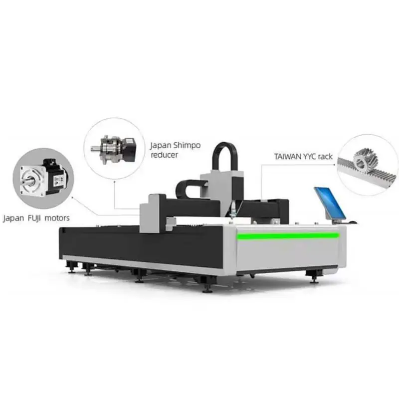 1530 1000W/1500W Fiber Laser Plasma Cutting Machine Marking Machine Fiber Cutting Machine 3015 Fiber Cutting Machine