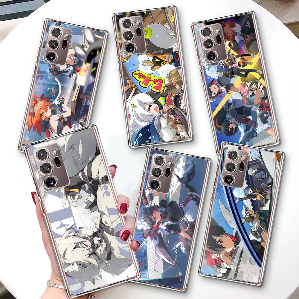 

Koleda Belobog Zenless Zone Zero Case for Samsung Galaxy Note 10 Plus 20 Ultra TPU Transparent Shockproof Phone Cover M33 M02