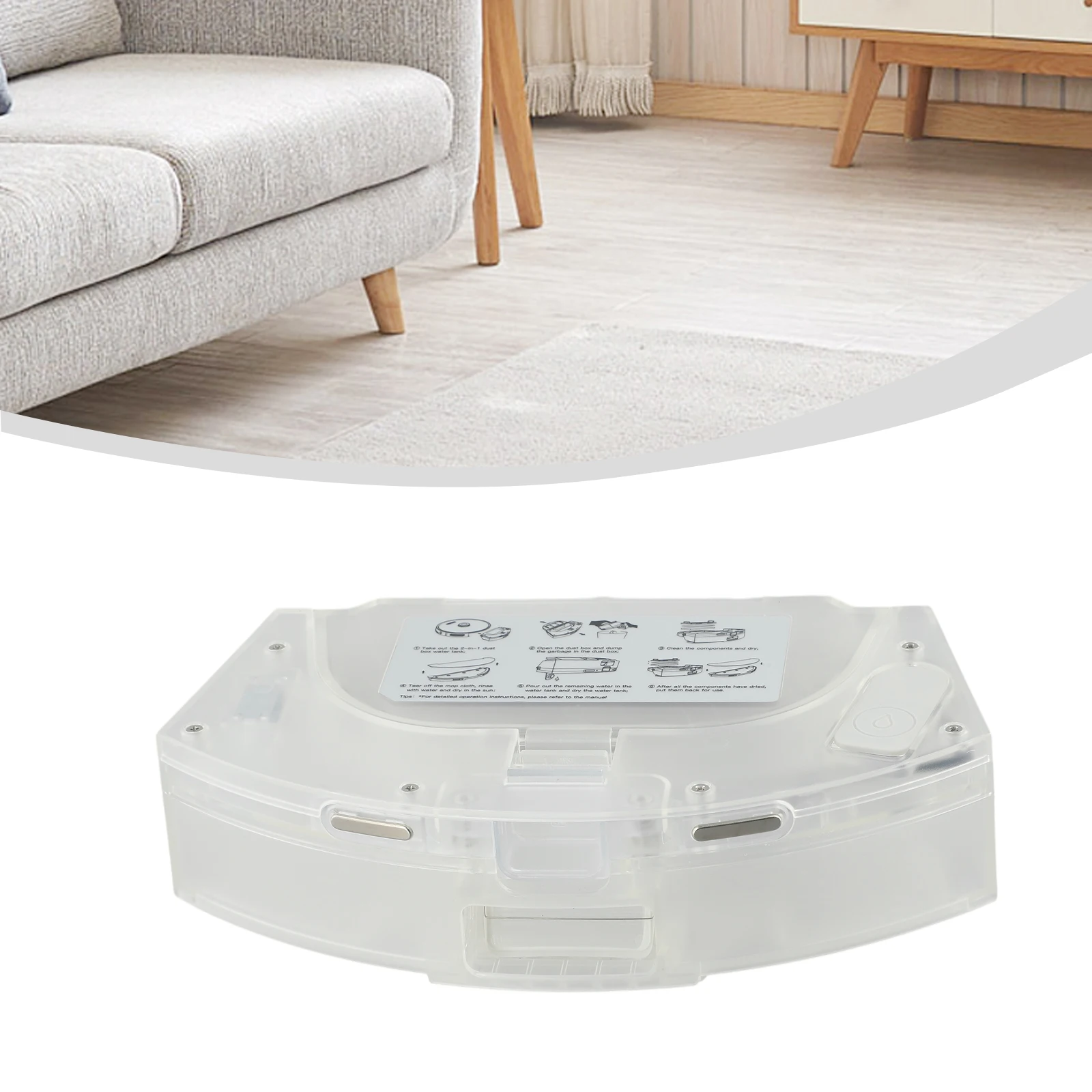 Efficient Dust Container for Pros cenic M8PRO  Robot Vacuum Cleaner Capture Fine Dust Particles  Enhance Performance