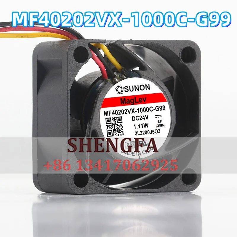 Cooling fan Sunon 5V 12V 48V 4020 4CM 40X40X20MM 3-wire silent power converter Inverter MF40202VX-1000C-G99 DC 24V 1.11W