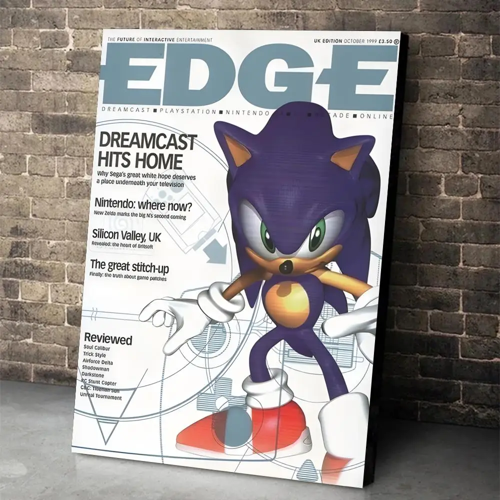 Sonic The Hedgehog Poster-Aufkleber Wandbild Selbstklebende Dekoration für Schlafzimmer Wohnzimmer Zuhause HD-Wandaufkleber Geschenk – Detail 14