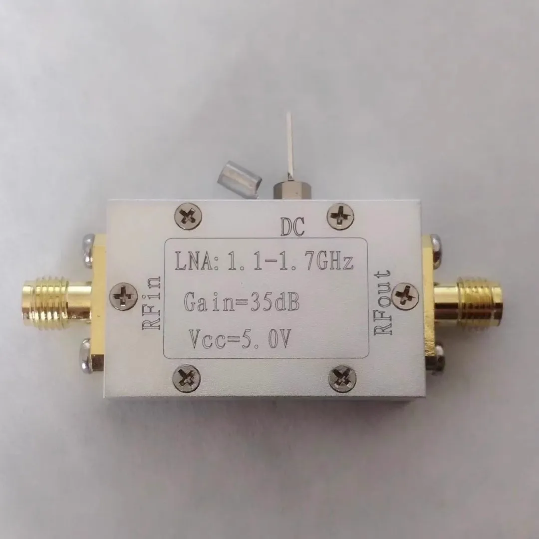 Усилитель LNA 1,1-1,7 ГГц 35dB с низким уровнем шума 0.6dB