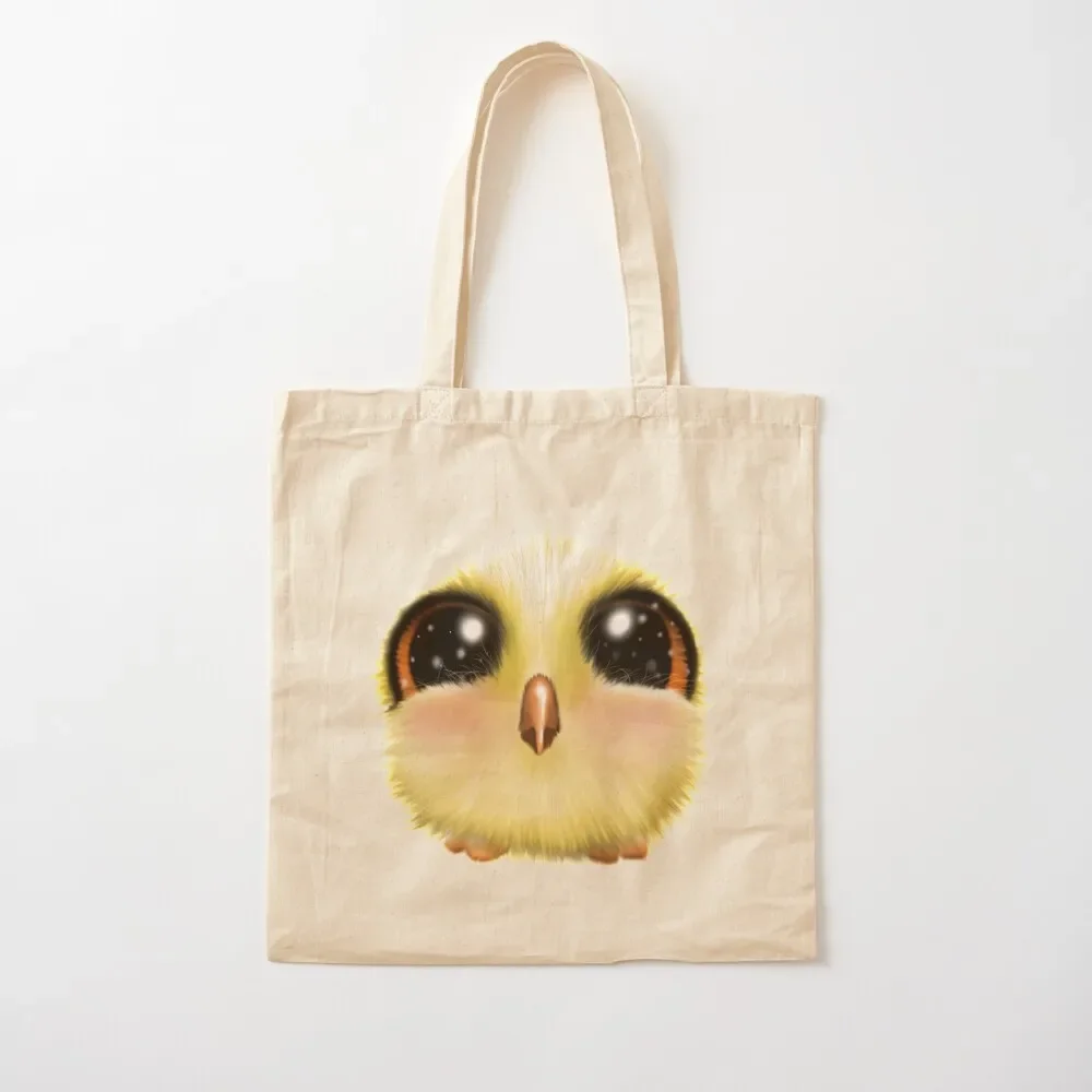 Yellow, fuzzy, big eyed chick Tote Bag Shopper shopping trolley bag Tote Bag