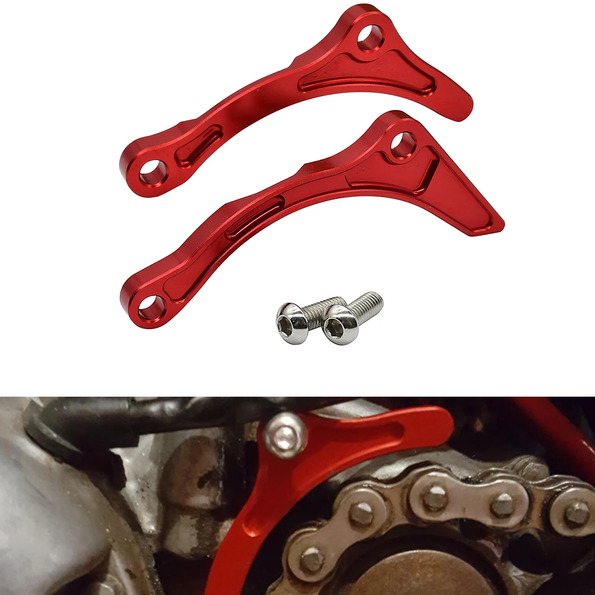 

Motorcycle CNC Engine Case Plate Saver Gurad Protector For Honda CRF250R CRF450R CRF450X 2002-2007 2009 2010 2017 2018 2019 2020