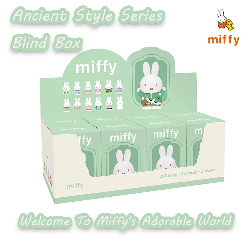 

Figurines Miffy Cartoon Ancient Style Series Figures Resin Desk Ornaments Creative Car Ornaments Anime Accessories Perfect Gifts