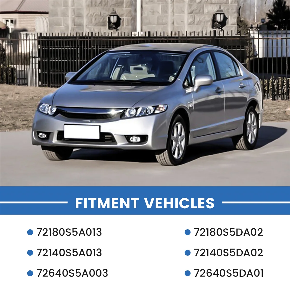 

# 266J 4 шт./лот новые ручки передних и задних наружных дверей для Honda (черные)