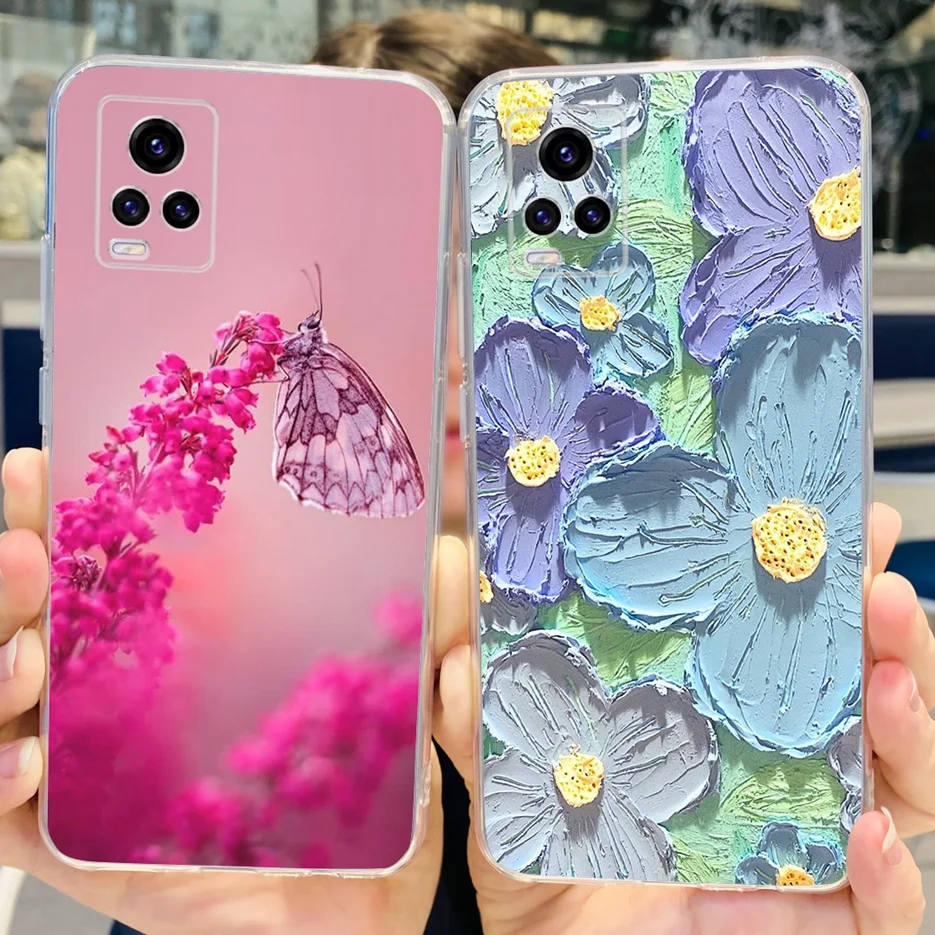 For Vivo V20 Case V2025 V2024 Popular Painted Cover Clear Silicone Soft TPU Phone Case For Vivo V20 2021 V 20 VivoV20 Back Cover