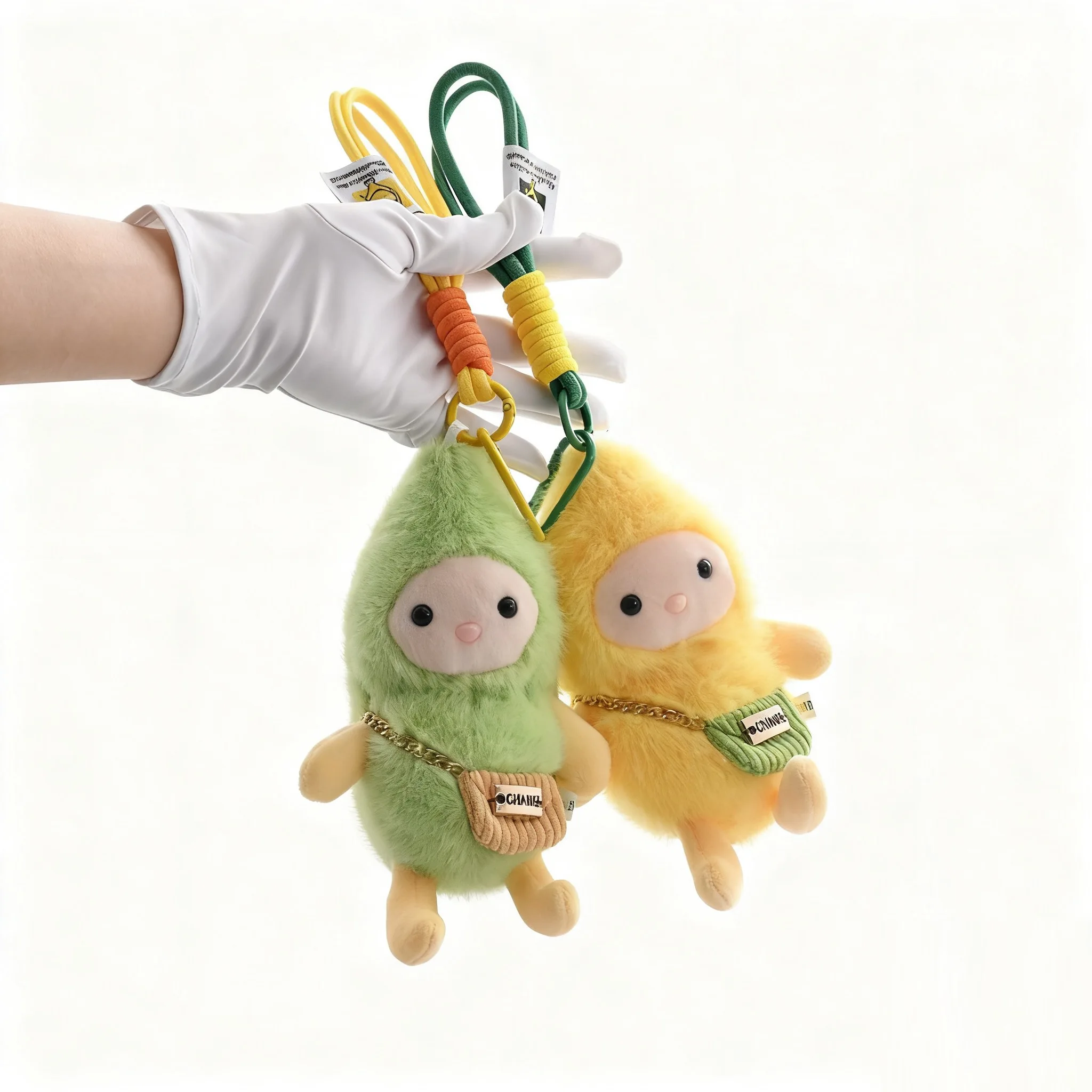 14cm Cute Banana Plush Toys Pendant Keychain Kawaii Cartoon Doll for Kids Children Birthday Christmas Gifts
