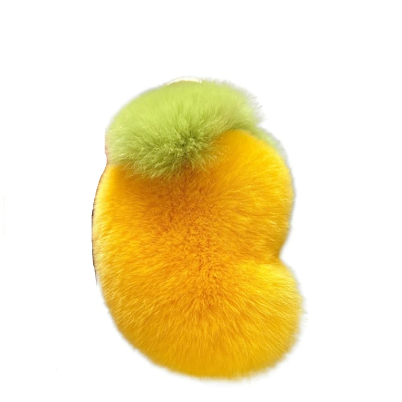 حقيقي قضاعة أرنب الفراء ليتل مانجو سيارة المفاتيح قلادة Ins لطيف أفخم دمية دمية حقيبة حقيبة حلية لطيف المفاتيح #5