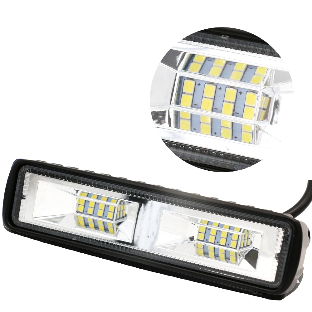 LED Headlights 12-24V For Auto Motorcycle Truck Boat Tractor Trailer Offroad Working Light 36W LED Work Light Spotlight