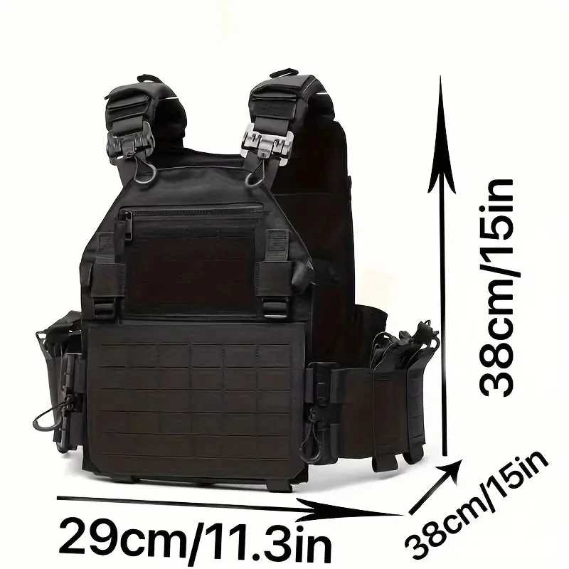 سترة تدريب خارجية متعددة الوظائف توسيع مولي مريحة سريعة التحرير مقاومة للماء ومقاومة للاهتراء