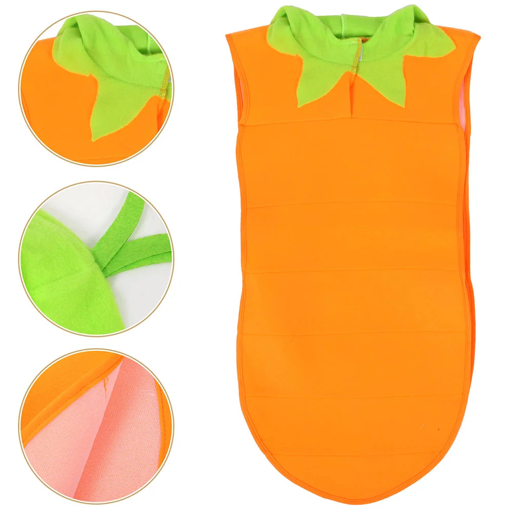 

Carrot Costume Vegetable Clothes Cosplay Prop Accessories Costumes for Favors