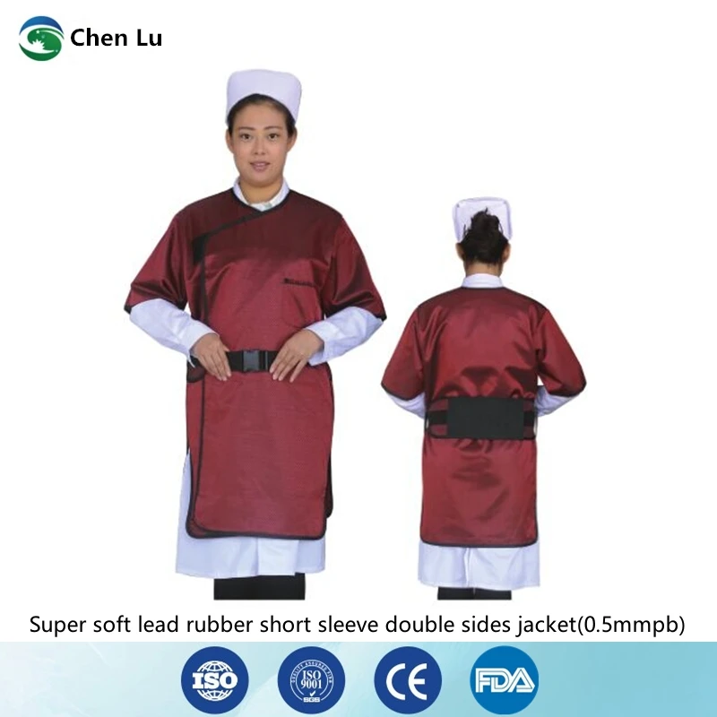 X-ray gamma ray protective Interventional surgery doctor use short sleeved lead coat radiation protection 0.5mmpb lead clothes